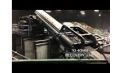 Trommel Fines Cleanup Waste Screen Flip Flow Screen Video