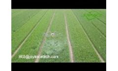 Joyance Tech 10 liters of load agriculture sprayer drone JT 10L-608 Video