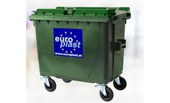 EuroPlast - Model 660 L - 4 Wheeled Collection Bin Systems