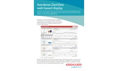 Aanderaa GeoView - Web Based Display Software - Brochure