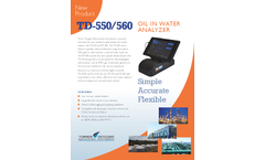 TD-550/560 Oil in Water Analyzer - Technical Datasheet