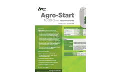 Agro-Start - Model 10-30-3 - Liquid Nutrient with Micronutrients Brochure