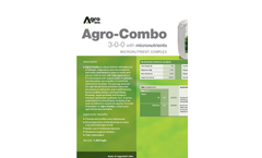 Agro-Combo - Model 3-0-0 - Foliar Nutrient with Micronutrients Brochure