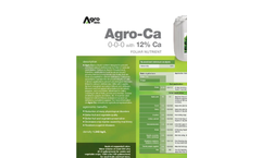 Agro-Ca - Foliar Nutrient (0-0-0 + 12% Ca) - Datasheet