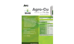Agro-Cu - Foliar Nutrient (6-0-0 With 7% CU) - Datasheet
