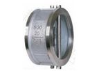 Model H76XW - Cast Steel Pair Butterfly Check Valve