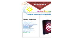 MTP - Model 400 - Electrical Flashing Light Aluminum Casing Brochure