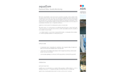 aquaDam - Dam Water Quality Monitoring System Brochure