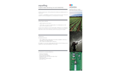 aquaReg - Irrigation Water Monitoring Unit with GSM/GPRS Brochure