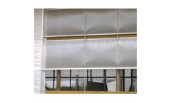 Model BRU - Bottom Roll Up Curtain Systems for Dairy Industry Ventilation
