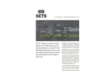 T-Testing Testing Platform & Dashboard Brochure