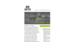 SETSais - Version - Aquaculture Information System Software Brochure