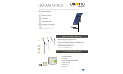 EKIONA - Model URBAN Series - Solar Street Light - Datasheet