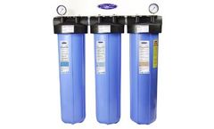 Crystal Quest - Model CQE-WH-01109A - Big Blue Whole House Water Filter