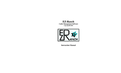 EZ - Ranch Cattle Management Software - Manual