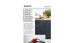 Geostuff - Land Streamer System - Brochure