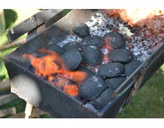 PREMIUM CHARCOAL BRIQUETTES produced from Sunflower Husk