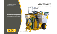 Gregoire - Model G3.220 - Wine Harvester - Brochure