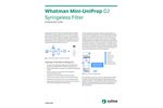 Whatman Mini-UniPrep G2 Syringeless Filter - Brochure