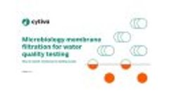 Webinar: Microbiology Membrane Filtration for Water Quality Testing - Video