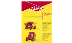 ALINEA - Model 100 - Automotrice 4 Roues Trailed Harvester Brochure