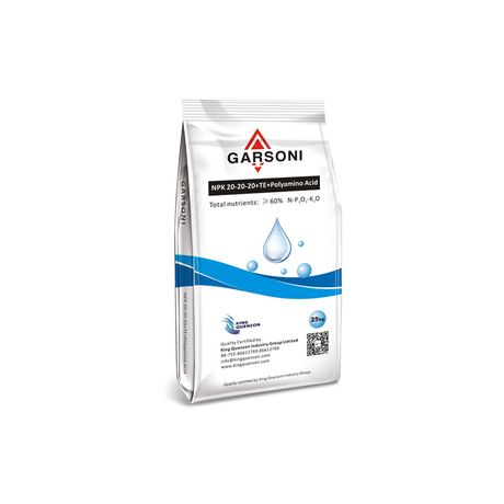 Garsoni - Model NPK 20-20-20 +TE - WSF-5 - Water Soluble Fertilizer