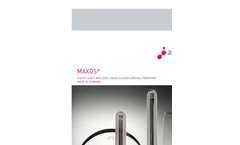 MAXOS - Safety Sight and Level Gauge Glasses Special-Tempered - Brochure