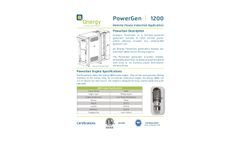 Qnergy PowerGen - Model 1200 - Thermal-powered Generator - Datasheet