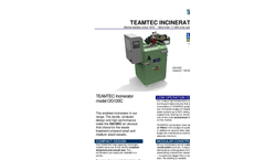 TeamTec - Model OG 120 - Incinerators Brochure