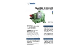 TeamTec - Model GS 900 - Marine Incinerators Brochure