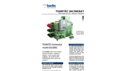 TeamTec - Model GS 1000 - Marine Incinerators- Brochure