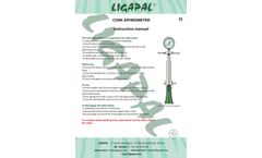 Ligapal - Cork Aphrometer - Instructions Manual