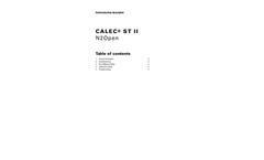 Calec - Model ST II - Multifunctional Calculator for Thermal and Cooling Energy Brochure