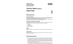 Topas - Model PMW-Basic - Water Meters Brochure