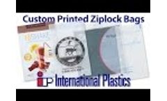 Custom Printed Reclosable Zip Bags - Video