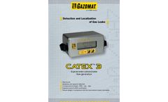 Catex - Model 3 - Explosimeter - Catharometer - Brochure