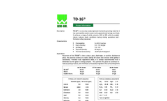 TD-16 Coated Granular Bentonite Grouting Material - Brochure