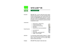 WYO-LUBE RR Premium Drilling Fluid Lubricant - Brochure
