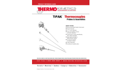 T-PAK - Thermocouples Probes & Assemblies - Guide
