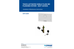 Enware - Utility/WC Flushing System with Touch Activation - Single Flush Duct Access Brochure
