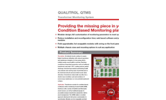 Qualitrol - Model QTMS - Transformer Monitoring System Brochure