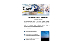 Shipping Lane Mapping Services - Brochure