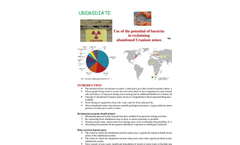 Uremediate Use of the Potential of Bacteria - Brochure