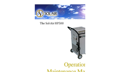 Sol-Air - HP500 - Air Decontamination System - Manual