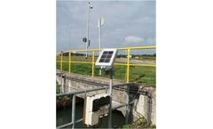 Power-independent flow measurement with GPRS