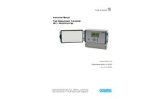 NFP-NIVUS - Flow Measurement Transmitter Full Pipe - Instruction Manual