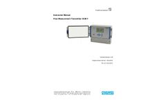 NIVUS - Model OCM F - Flow Measurement Transmitter - Instruction Manual