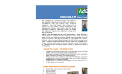 AdEdge - Modular Water Treatment Systems - Brochure