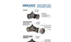Moldex - Model 8000 Series - Reusable Half Mask Respirator Brochure