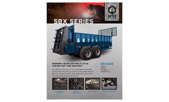 Artex - Model SBX500 - Tractor Pulled Manure Spreaders Brochure